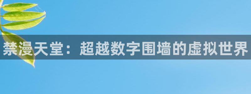 动漫omofun下载：禁漫天堂：超越数字围墙的虚拟世界