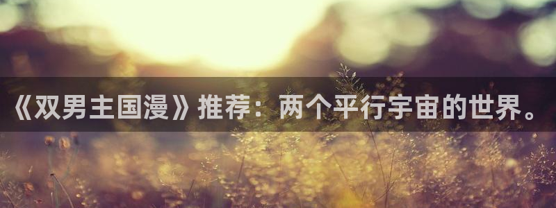 omofun.cn：《双男主国漫》推荐：两个平行宇宙的世界。